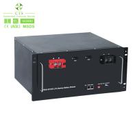 5000 sistema Lifepo4 5120Wh do armazenamento da bateria solar dos ciclos 48V 100Ah para a fonte de construção
