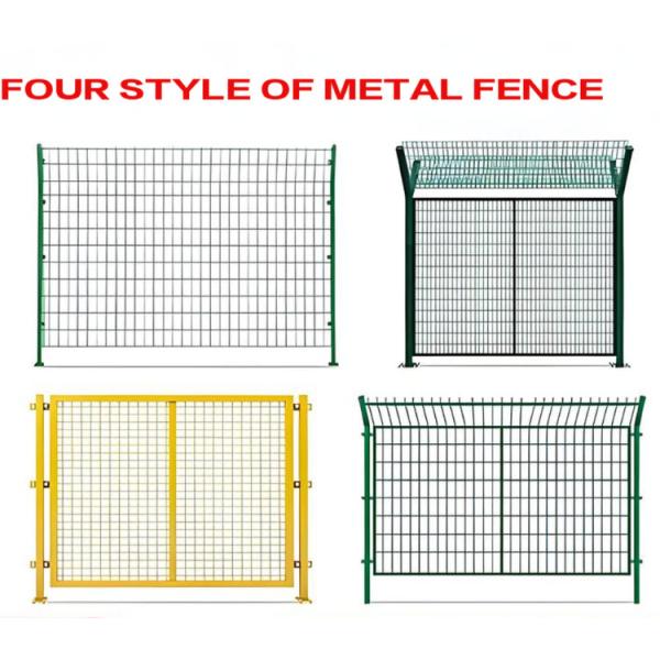 3D 6 Gauge Welded Wire Mesh Fence Panels For Prison