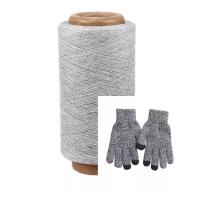 La couleur a réutilisé polyesters de coton fil la basse torsion 10/1 de nanomètre Oe pour le gant