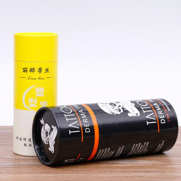 Eco Friendly Food Grade Paper Cylinder Packaging Tube Box Tea Kraft Paper Tube Containers