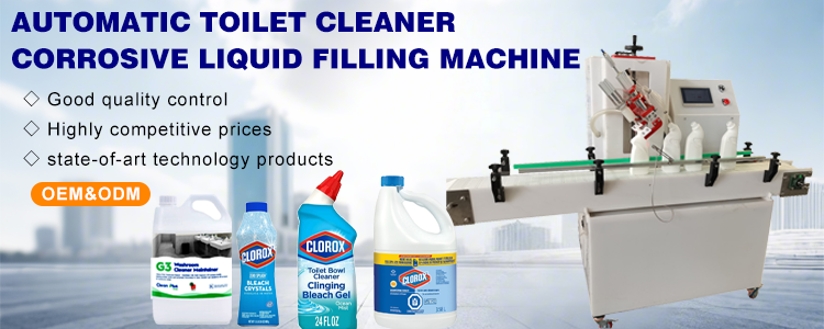 Small Automatic Liquid Detergent Filling Machine for Acidic and Corrosive Chemicals