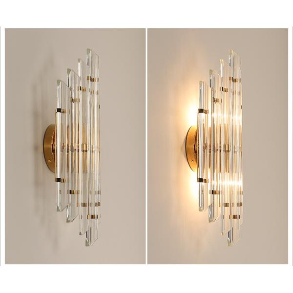 Света стены СИД минималистские 230*500mm черные Кристл AC 220V 40W