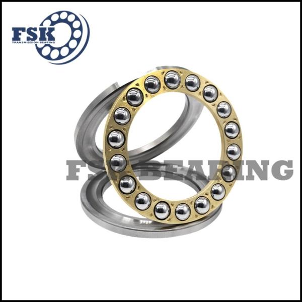 Small Size 51106 51107 51108 Thrust Ball Bearings Single Direction Brass Cage / Iron Cage