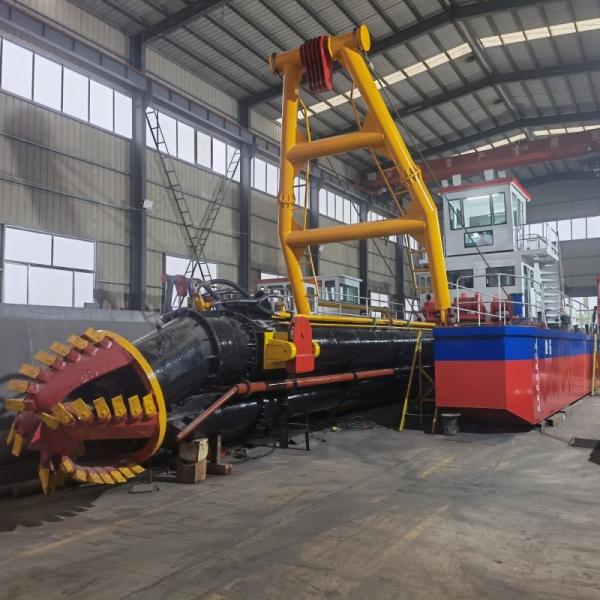 500cbm Working Capacity Full Hydraulic Cutter Suction Dredger For Port Dredging Work