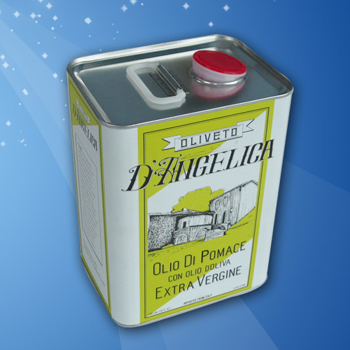 большие квадратные контейнеры олова 10L 4 жестяной коробки квадрата цвета