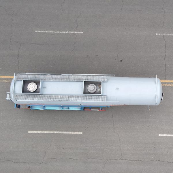 High Capacity 24000L PE Lining Hydrochloric Acid Tanker Semi Trailer With 3 Axles