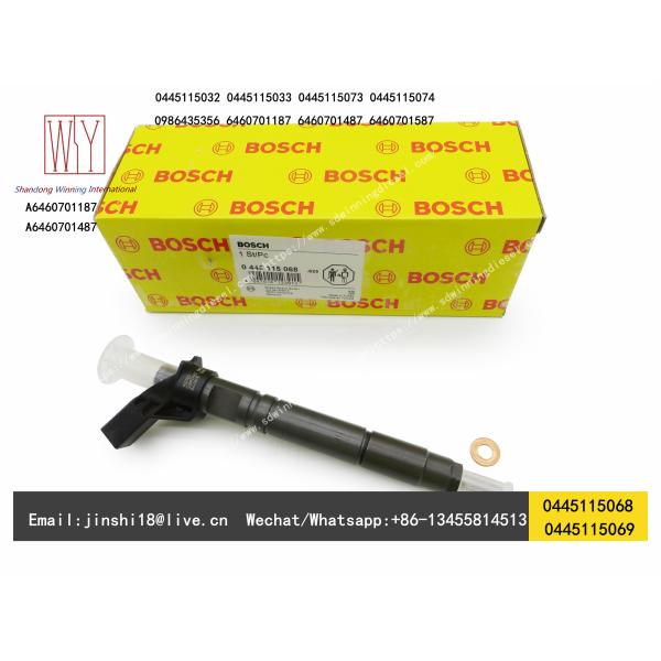 Bosch Genuine and New Fuel Piezo Injector 0445115068, 0445115069, 0445115032, 0445115033, 0445115074, A6460701187, A6460