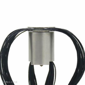 Steel Shell Brush Mini Slip Ring Long Life Span Gold-Gold Contact Rotary Connector