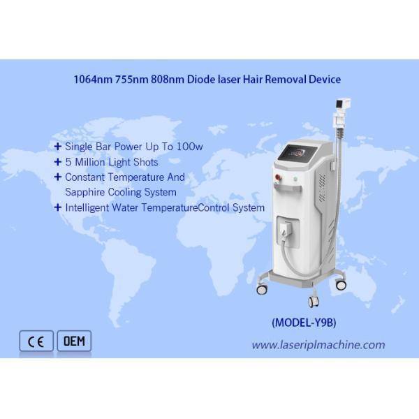 Устройство для удаления волос с помощью диодного лазера с длиной волны 3 808nm 755nm 1064nm