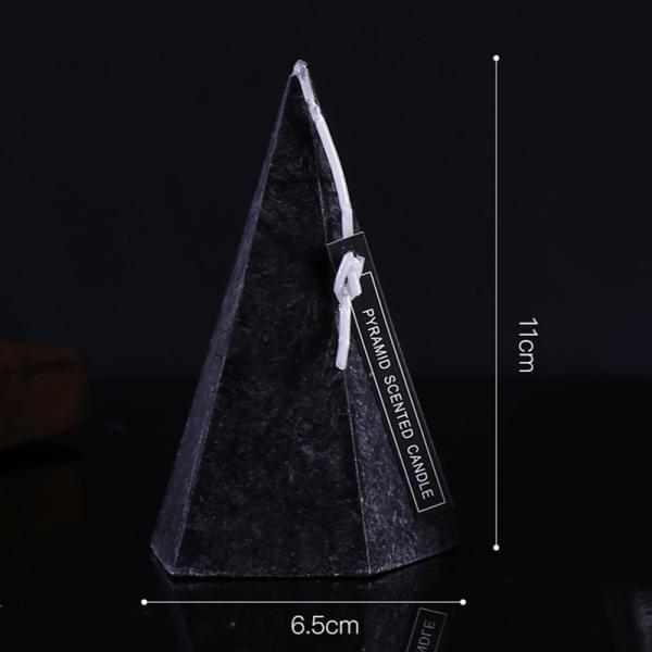 Home Decoration Cone Shape Scented Soy Wax Candle With Luxury Candle Packaging Box