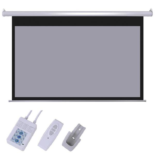 Electric Motor Projector Screen 120 Inch High Gain Fabric Electric