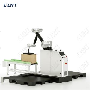 Versiegelung von Kartonaufrichtern am Ende der Linie Automatischer Palettierer/Roboterstapler