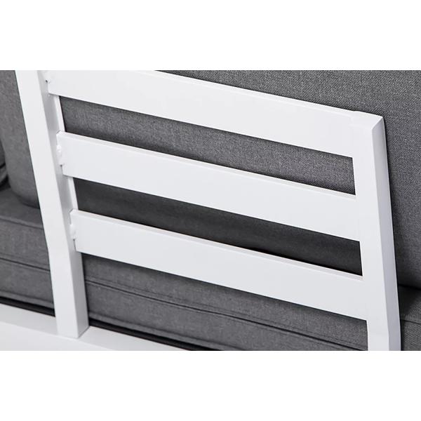 Modern Aluminum Frame Patio Furniture Sun Lounger for Garden Sofa Sectional Lounge Set