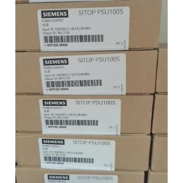 SIEMENS 6EP1332-2BA20 SITOP PSU100S 24 V/2.5 Стабилизированный источник питания вход: 120/230 V Выход переменного тока: 24 V DC/2.5 A