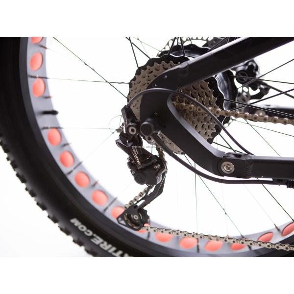 48V 17AH Lithium Battery 1000W Middle Motor Full Suspension Electric Fat Tire Mountain Bike