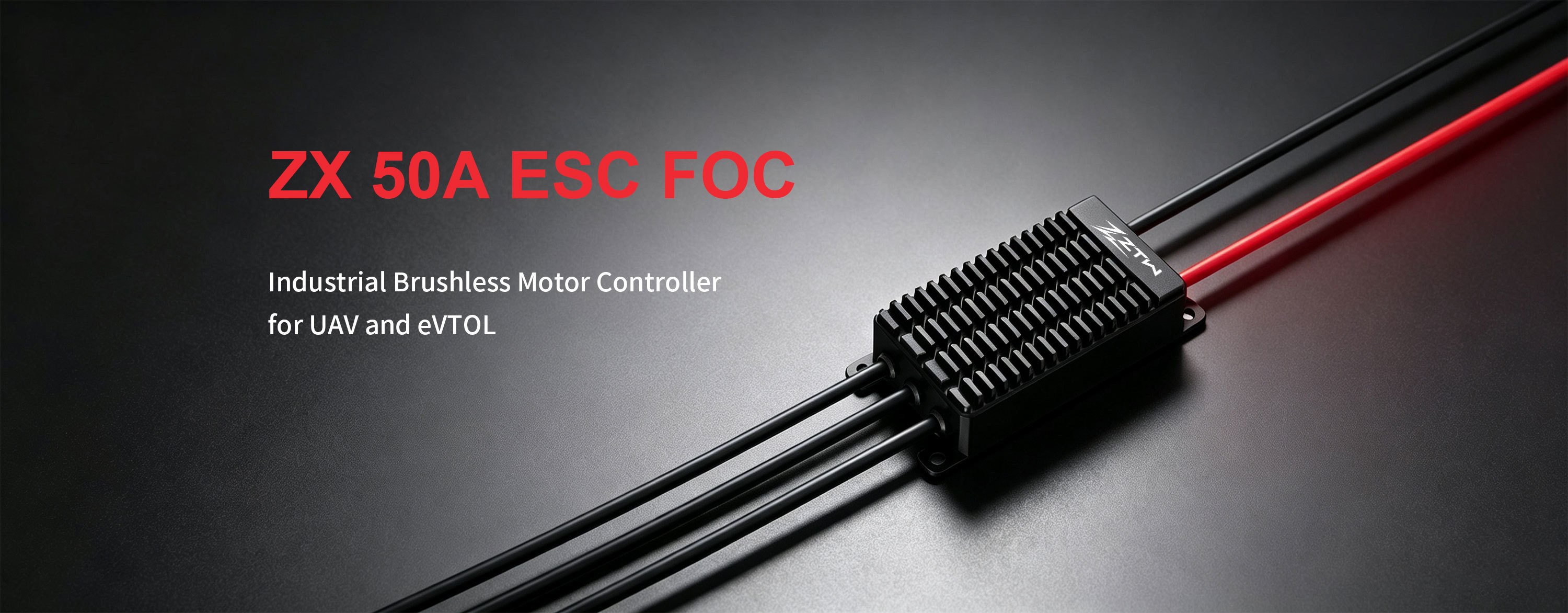 ZX 50A FOC ESC ZTW 6S-14S Drone Brushless Motor Controller For UAV And EVTOL