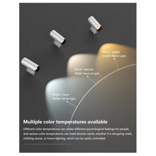 Modern Design COB Lighting LED Track Light for Exhibition Hall and Clothing Shops