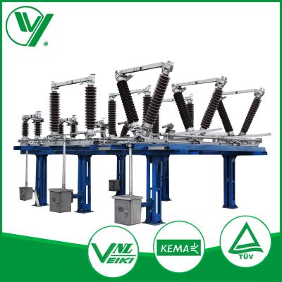 V tipo Disconnector GW5-126 dos isoladores da subestação do interruptor da desconexão da alta tensão