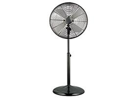 Metal 16 18 Inch Vintage Stand Up Fan , Adjustable Height Decorative Standing Fans