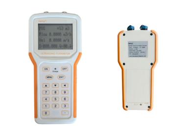 Medidor de fluxo Handheld ultrassônico IP65 da boa estabilidade para a medida móvel