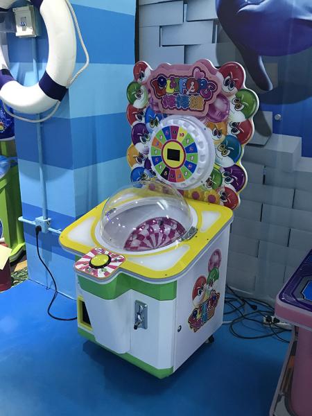 Amusement Park Crane Game Machine , turntable games coin operated candy machine vending