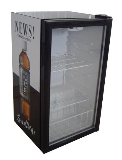 98LTable top Glass Door Mini Refrigerator with Compressor picnic refrigerator SC98