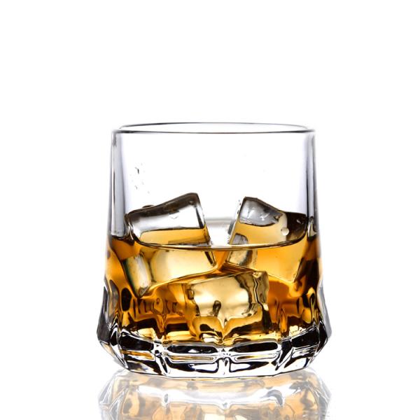Tangson Hotel Use Highball Drinking Glasses , 300 Ml Wine Glass Crystal Rock Style