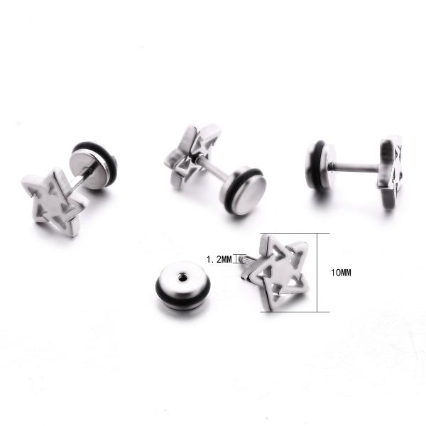 Lebanon popular body piercing jewelry star shaped stud earring women