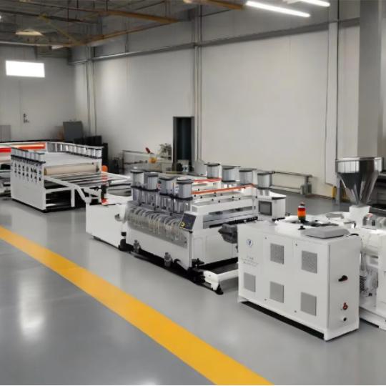 Shenzhen HYPET Carbon Crystal Plate Extrusion Production Line /Three Layers PVC Foam Board Equipment Making Machine Manufacturer