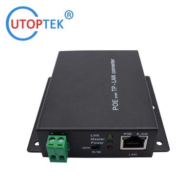 High quality POE RJ45 over 2wire TP-LAN extender EOC Converter 500meters for outdoor/indoor/elevator IP camera