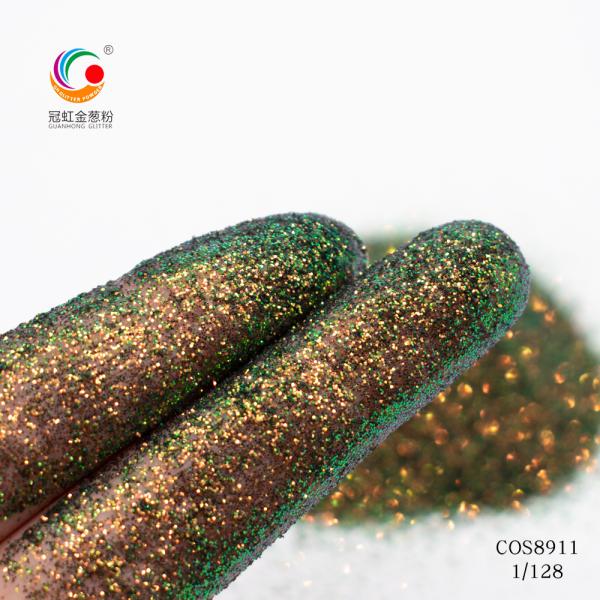 Design Luxurious Chameleon Peacock Colors Sample Free Cosmetic Glitter Powder for Halloween Makeup and Nail Art OEM/OEM Bulk