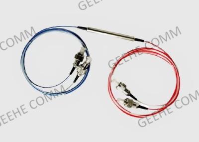 Single Mode 2X2 FC/APC FBT Splitter Dual Window 0.9mm Fiber with Loose Tube
