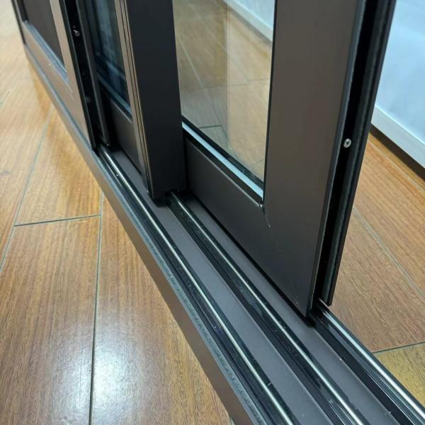 Energy Saving Waterproof Aluminum Sliding Window with Security Stays and Grille Design