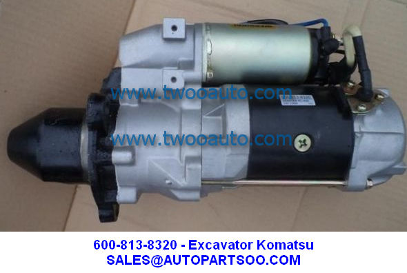 KOMATSU STARTER MOTOR 600-813-6412, 600-813-6410, 600-813-6411, 600-813-6420