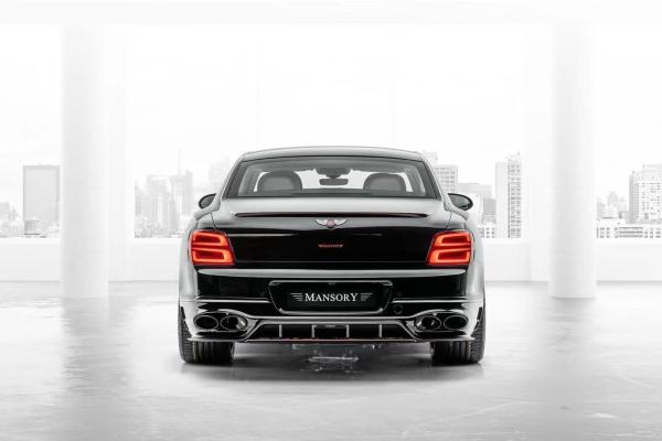 Bentley Flying Spur Carbon fiber body Kit Flying Spur upgrades MANSORY style front lip diffuser Spoiler hood body kit
