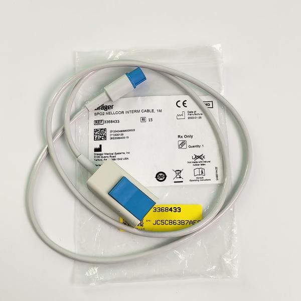 Оригинальный Drager Siemens SpO2 Adapter расширительный кабель 3368433 7pin 1M