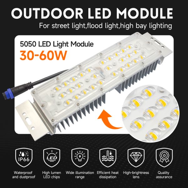 Whole Sale LED Module 30W 40W 50W 60W 210lm/W IP66 Street Light 5054 LED Chip