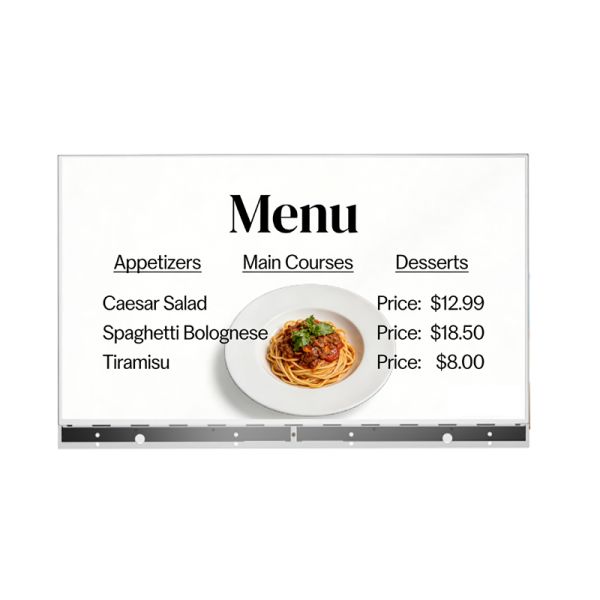 55 Inch Indoor HD Touch Transparent Display Unit for Smart Commercial Display and Interactive Digital Signage