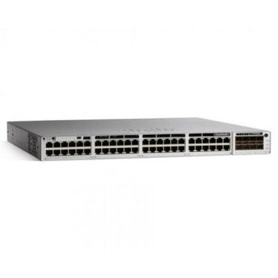 Porto do interruptor C9300-48UN-A 48 de Cisco da vantagem da rede 5Gbps