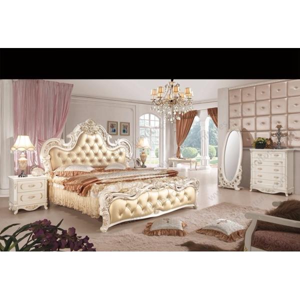 Latest double bed design murphy bed mechanism hot sale bed wood 6037