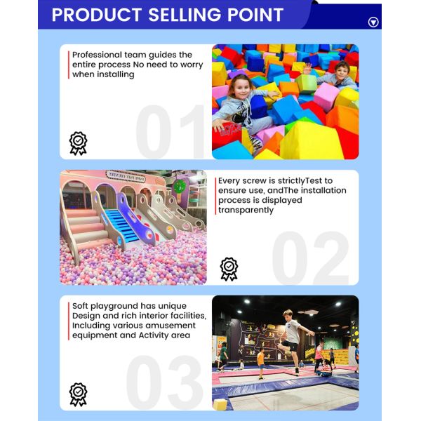 Soft Playground Park 190㎡ | Custom Indoor Soft Play Castle