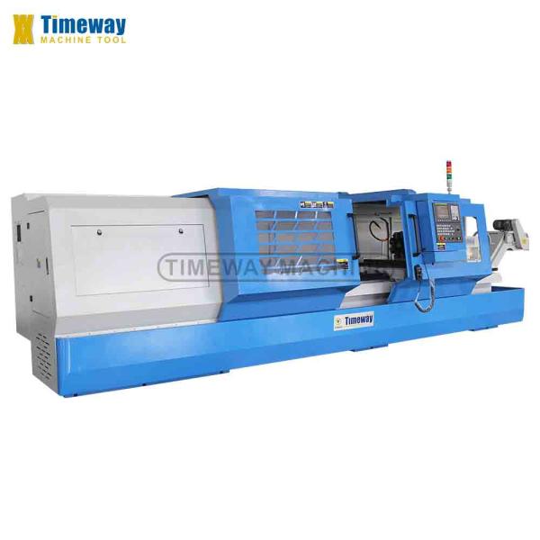 800mm Bed Width Flat Bed CNC Lathe Machine with Full Functions and Max. 520mm Swing