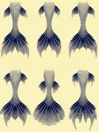 Sparkle Childrens Mermaid Tails Different Colors Smooth Comfortable To Swim