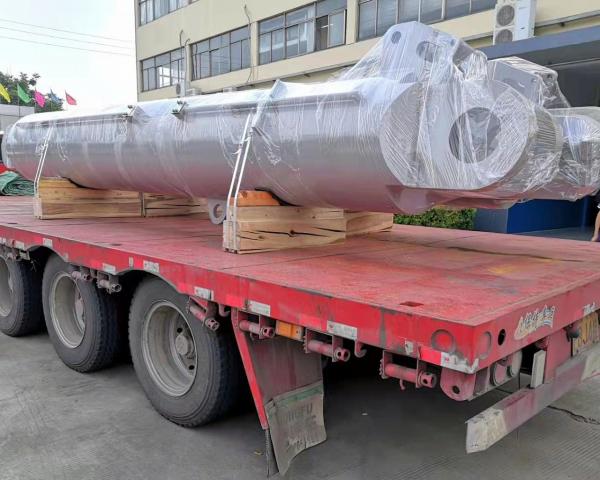 Instalações petrolíferas Guindaste cilindro hidráulico personalizado 25MPa Pressão de operação Para indústria pesada