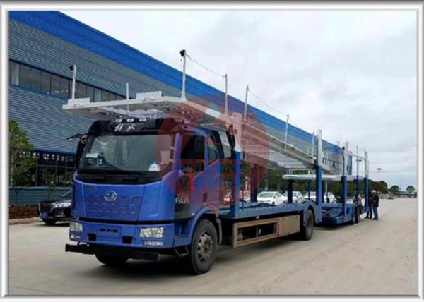 Heavy Duty Auto Transport Trailer 325HP Diesel Engine  Hydraulic Control System