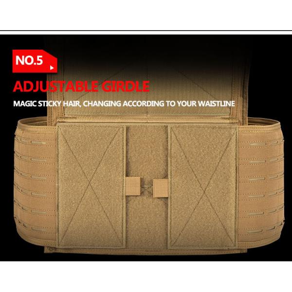 Laser Cutting Army Military Tactical Vest , Swat Combat Training Ballistic Bullet Proof Vest