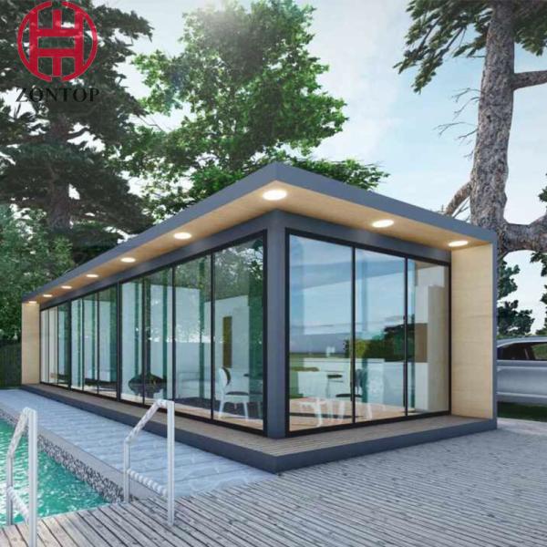 Zontop White Container House With Beautiful Outside And Good Waterproof Performance Container Houses