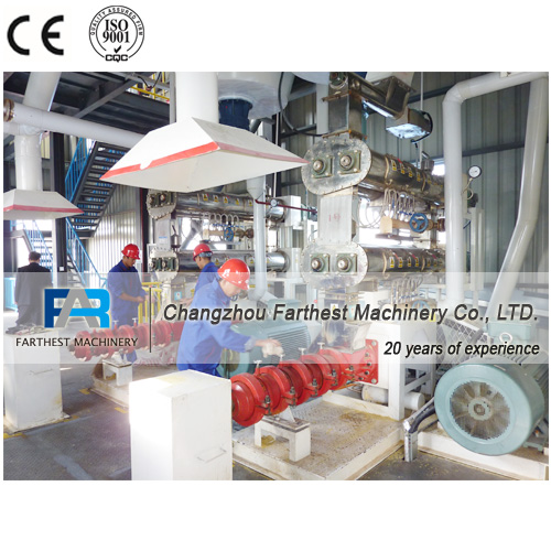 машина штрангпресса питания рыб двойного винта 600kg/h плавая