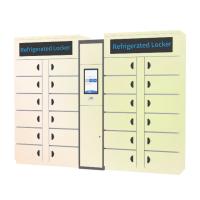 Écran intelligent du Cabinet LED d'entreposage en réfrigéré électronique extérieur casier