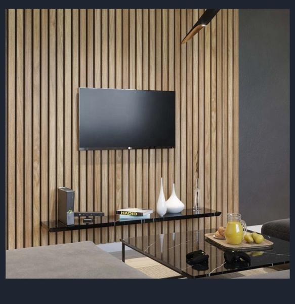 Painel de parede acústico de isolamento acústico de escritório com material de fibra de poliéster PET MDF